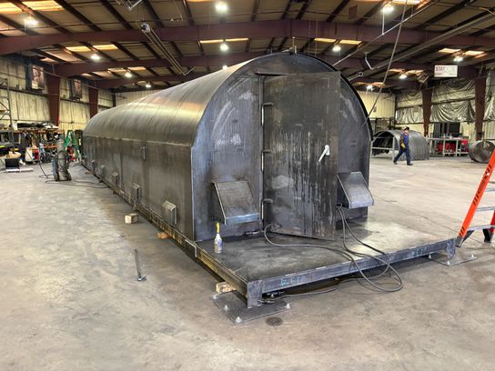 Fabrication and assembly inside the Safe-T-Shelter Hartselle facility